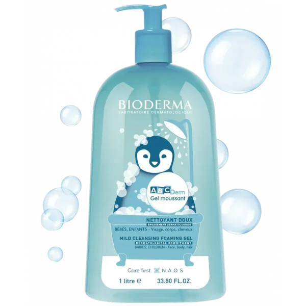 Bioderma ABC Derm Foaming Cleanser 1 litre - Görsel 2