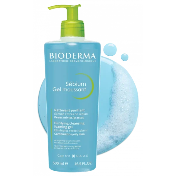Bioderma Sebium Foaming Gel 500 ml - Görsel 2