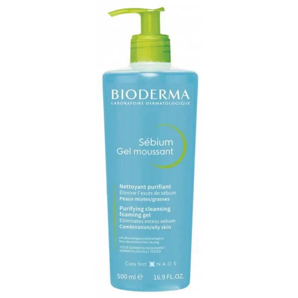 Bioderma Sebium Foaming Gel 500 ml