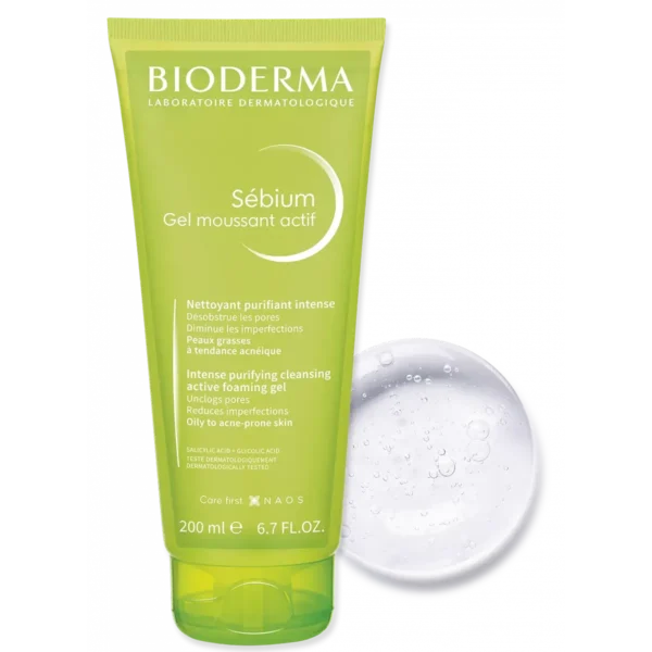 Bioderma Sebium Foaming Gel Active 200 ml - Görsel 2