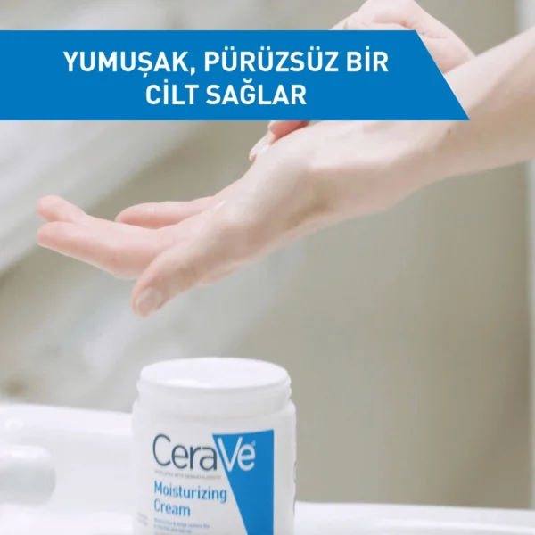 CeraVe Nemlendirici Yüz ve Vücut Kremi 340 gr - Görsel 3