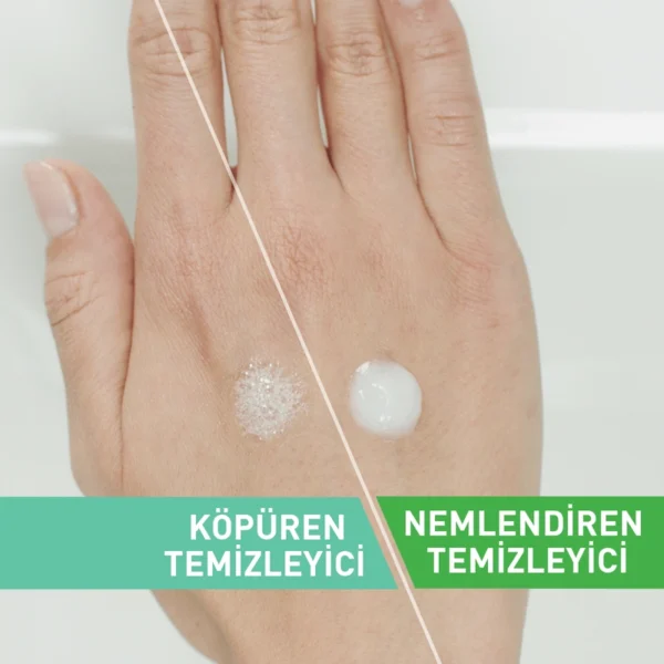 CeraVe Normal ve Yağlıya Dönük Ciltler İçin Köpüren Temizleyici 473 ml - Görsel 4