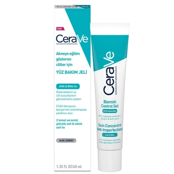 CeraVe Akneye Eğilim Gösteren Ciltler için Yüz Bakım Jeli 40 ml