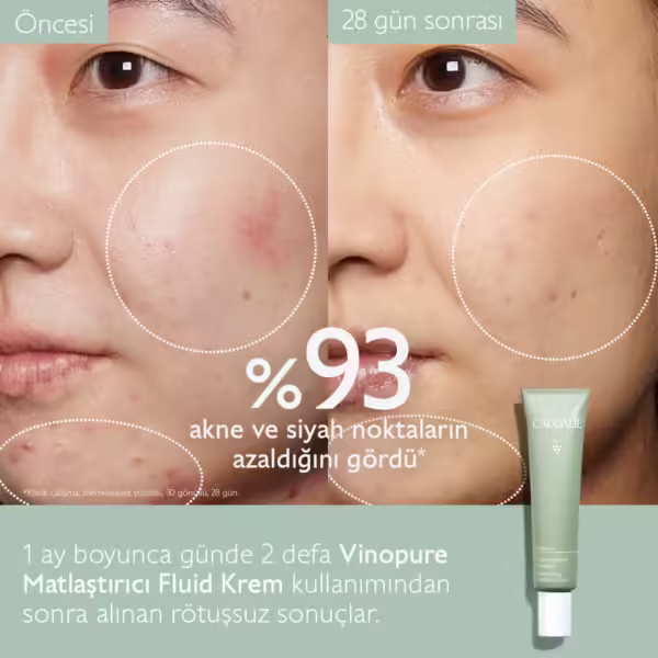 CAUDALIE Vinopure Matlaştırıcı Fluid Krem - Görsel 2
