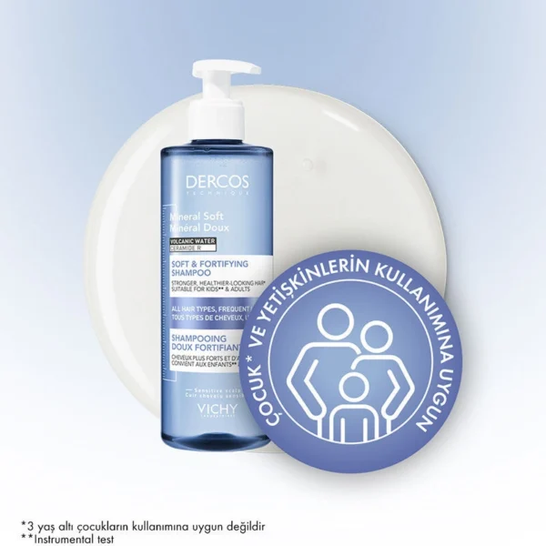 Vichy Dercos Mineral Soft Şampuan 400 ml - Görsel 2
