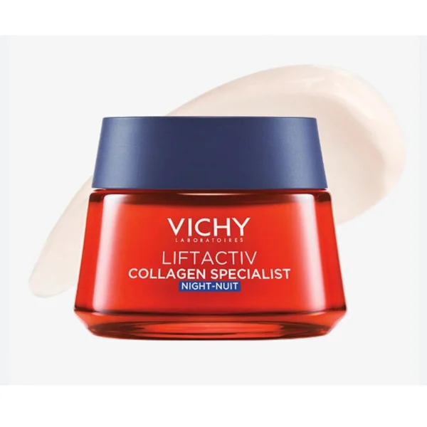 Vichy Liftactiv Collagen Specialist Yaşlanma Karşıtı Gece Bakım Kremi 50 ml - Görsel 2