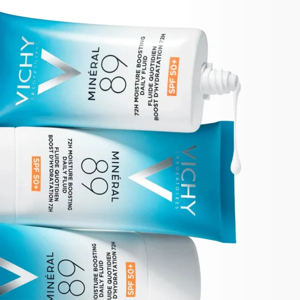 Vichy Mineral 89 72 Saate Kadar Nem Desteği ve Güneş Koruması SPF 50+ Günlük Bakım Kremi 50 ml - Görsel 3