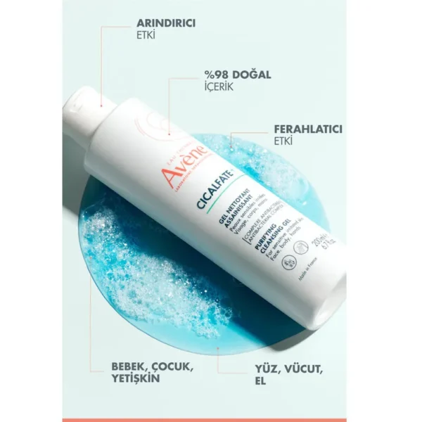 Avene Cicalfate+ Arındırıcı Temizleme Jeli 200 ml - Görsel 3