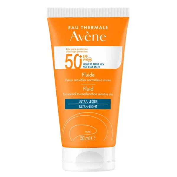 Avene Ultra Fluid Invisible SPF50 Normal ve Karma Ciltler İçin Çok Yüksek Korumalı Güneş Kremi 50 ml