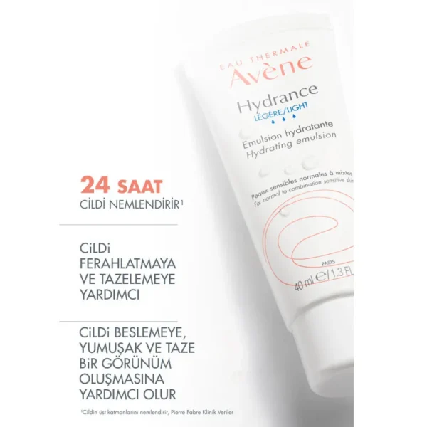 AveneHydrance LIGHT Nemlendirici Krem 40 ml - Görsel 4