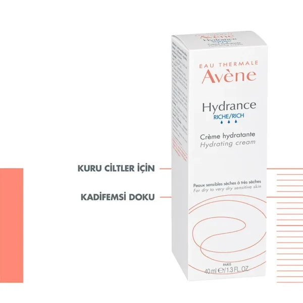 Avene Hydrance Rich Nemlendirici Krem 40 ml - Görsel 2