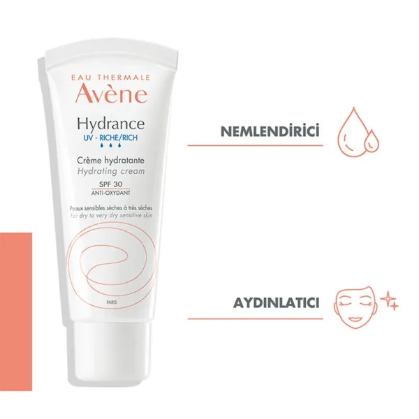 Avene Hydrance Rich Nemlendirici Krem 40 ml - Görsel 3
