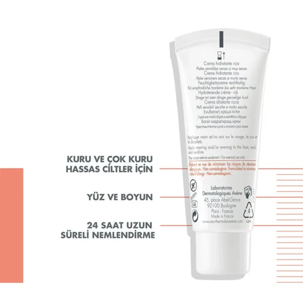 Avene Hydrance Rich Nemlendirici Krem 40 ml - Görsel 4