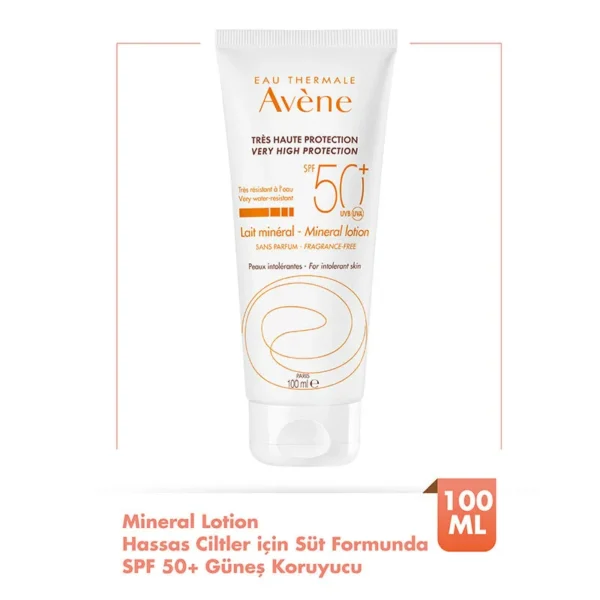 Avene Mineral Lotion Süt SPF 50+ Güneş Kremi 100 ml - Görsel 2