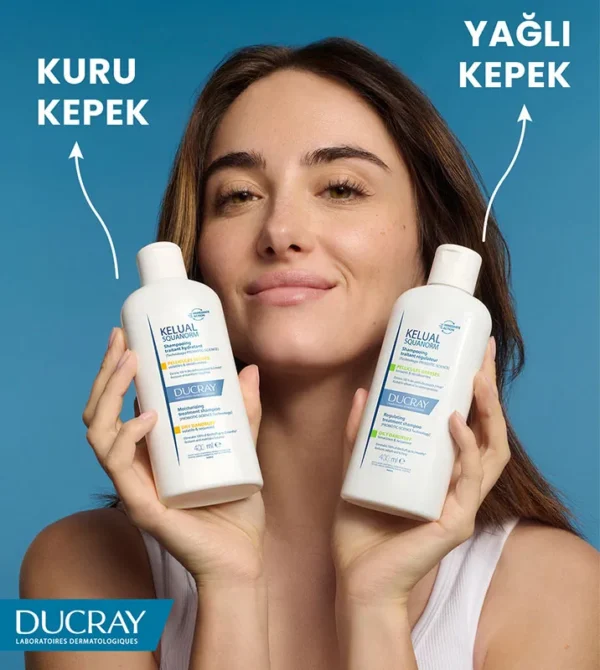 DUCRAY Kelual Squanorm Yağlı Saçlar İçin Kepek Karşıtı Şampuan 400 ml - Görsel 2