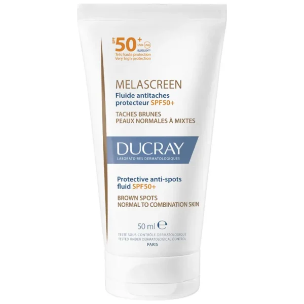 DUCRAY Melascreen Fluid SPF50+ Lekeye Eğilimli Ciltler İçin Güneş Koruyucu 50 ml