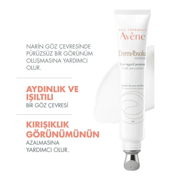 Avene DermAbsolu Youth Eye CareCanlandırıcı Göz Kremi 15 ml - Görsel 2