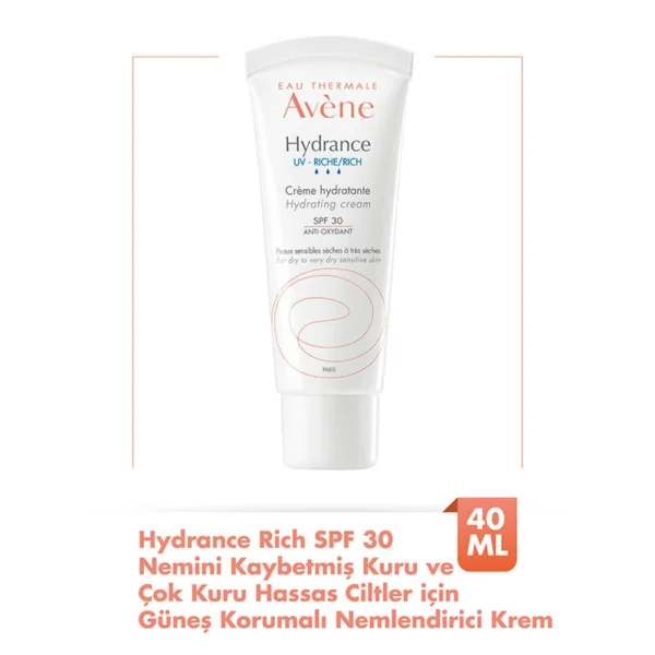 Avene Hydrance UV RICH Nemlendirici Krem SPF 30 40 ml - Görsel 2
