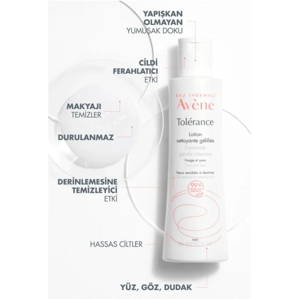 Avene Tolérance Jel Temizleyici Losyon 200 ml - Görsel 2