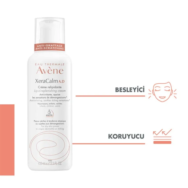 Avene XeraCalm A.D Lipid Yenileyici Krem 400 ml - Görsel 2
