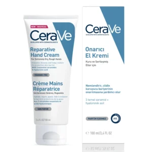 Cera VeKuru ve Sertleşmiş Eller İçin Onarıcı El Kremi 100 ml
