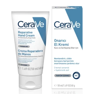 CeraVe Kuru ve Sertleşmiş Eller İçin Onarıcı El Kremi 50 ml