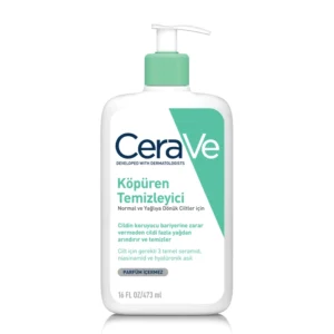 CeraVe Normal ve Yağlıya Dönük Ciltler İçin Köpüren Temizleyici 473 ml