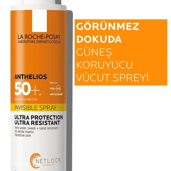 LA ROCHE POSAY ANTHELIOS INVISIBLE / SHAKA SPREY GÜNEŞE KARŞI TOLERANSI OLMAYAN CİLTLER İÇİN GÜNEŞ KORUYUCU SPREY SPF50 - Görsel 2