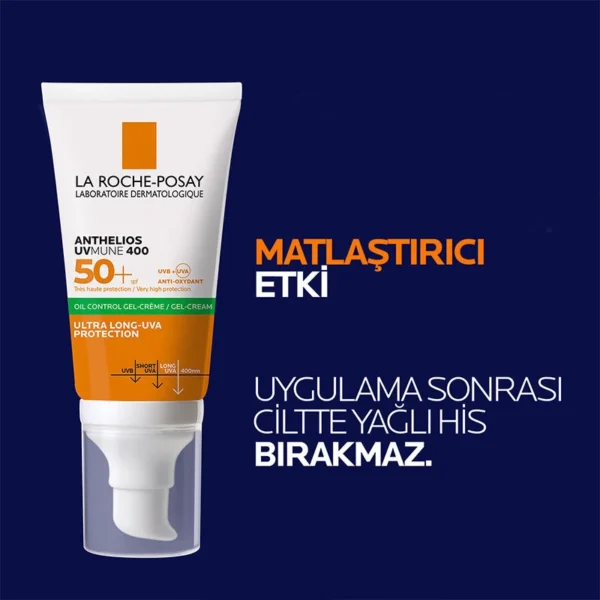 LA ROCHE POSAY ANTHELIOS UVMUNE 400 OIL CONTROL GEL-CREAM GÜNEŞ KREMİ - Görsel 2