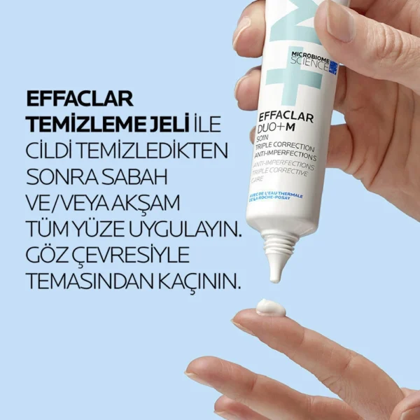 LA ROCHE POSAY EFFACLARDUO+M Yağlı ve Akneye Eğilimli Ciltler için Cilt Kusuru Karşıtı Bakım Kremi - Görsel 3