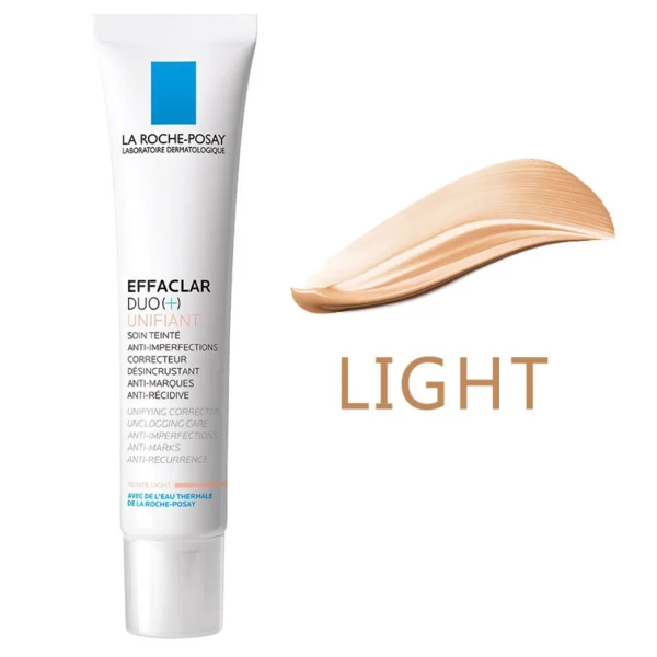 LA ROCHE POSAY EFFACLAR DUO + UNIFIANT LIGHT GÖZENEKLERİ AÇAN CİLT RENGİ EŞİTLEYİCİ - Görsel 2