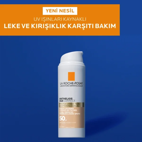 LA ROCHE POSAY ANTHELIOS CORRECT  CC KREM UV IŞINLARI KAYNAKLI LEKE VE KIRIŞIKLIK KARŞITI RENKLİ BAKIM KREMİ - Görsel 2