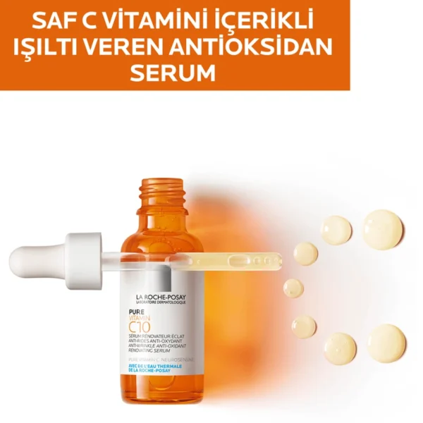 LA ROCHE POSAY SAF VİTAMİN C10 SERUMIŞILTI VEREN ANTİOKSİDAN SERUM - Görsel 2
