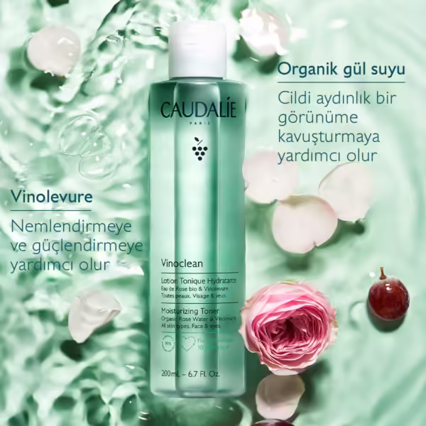 CAUDALIE Vinoclean Nemlendirici Tonik-100ml - Görsel 2